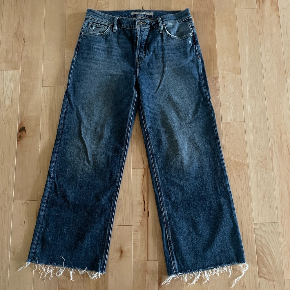 Hudson Rosie High-Rise Wide Leg Crop
